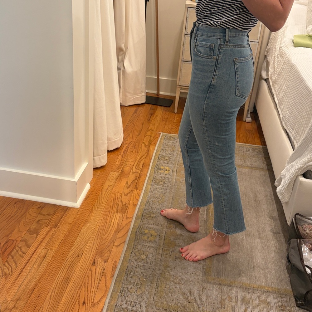 Everlane high rise kick crop Jeans - Picture 5 of 7